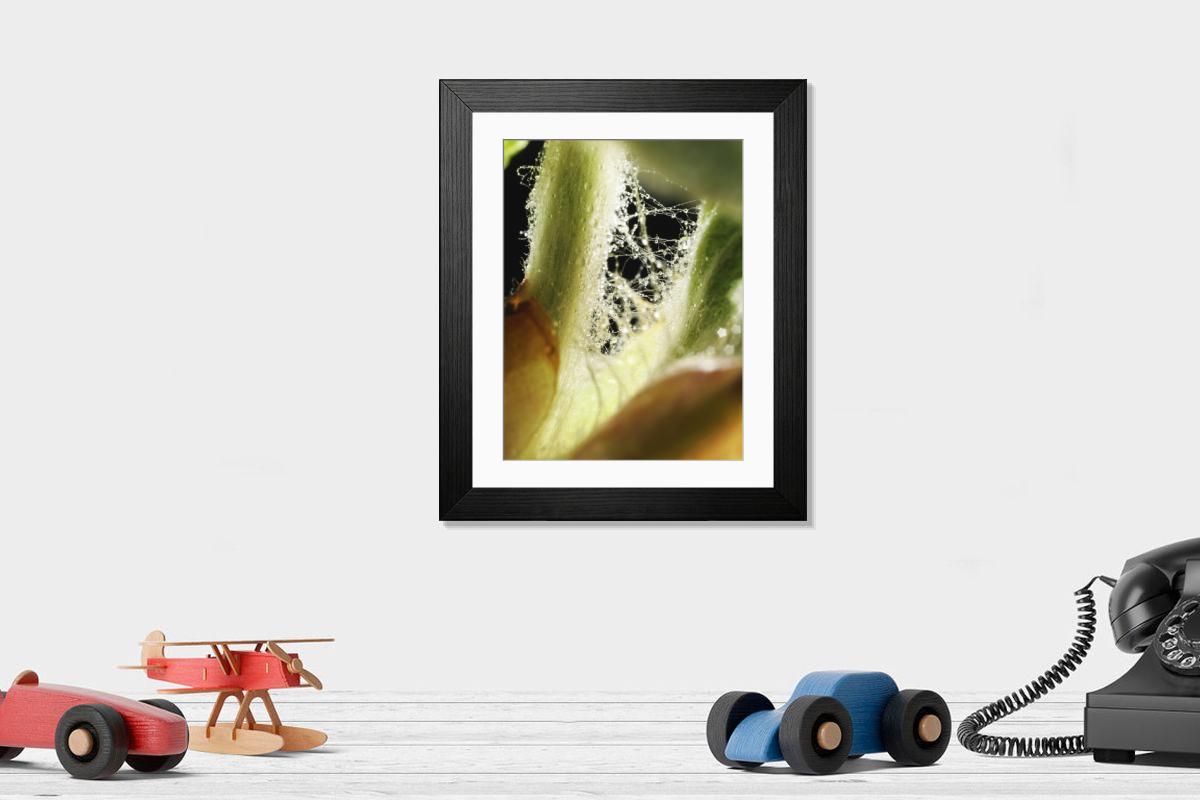 Shown hanging in a room: Modern 14"x12" (36x31cm)