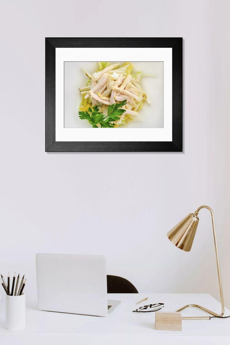 Shown hanging in a room: Modern 14"x12" (36x31cm)