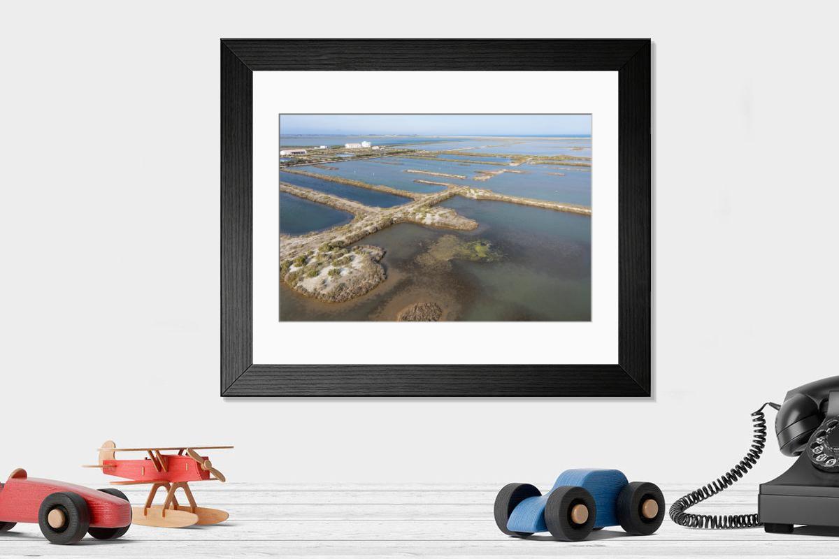 Shown hanging in a room: Modern 14"x12" (36x31cm)