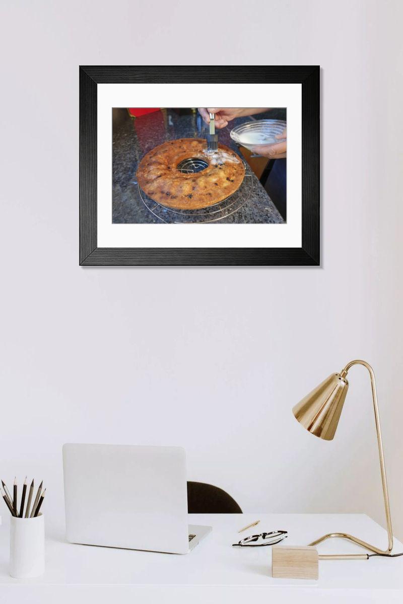 Shown hanging in a room: Modern 14"x12" (36x31cm)