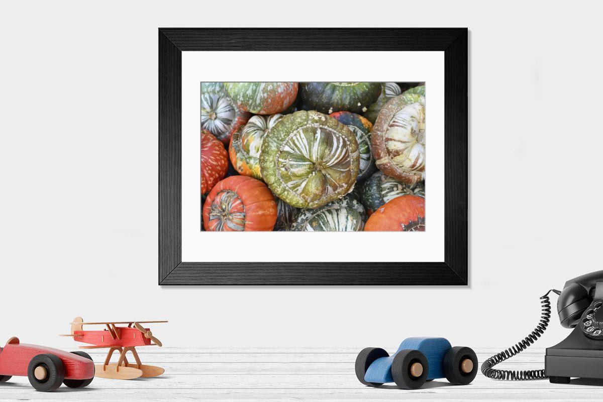 Shown hanging in a room: Modern 14"x12" (36x31cm)