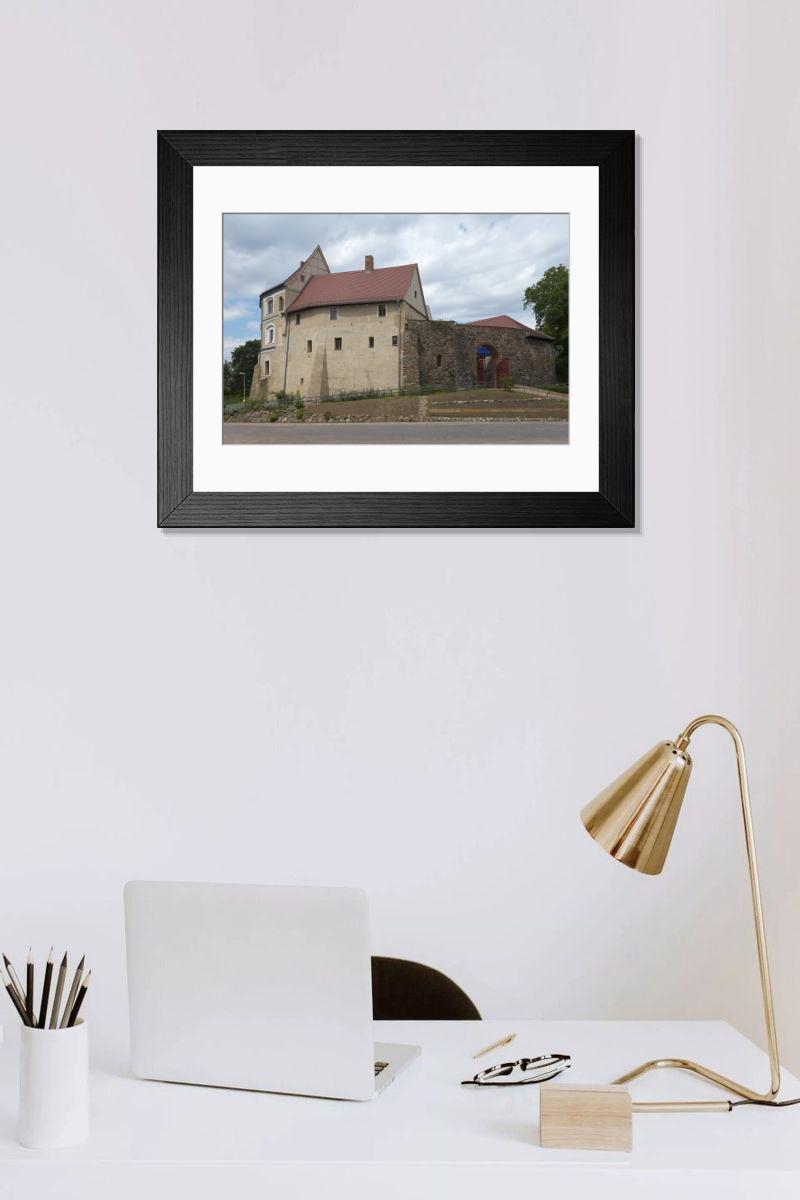 Shown hanging in a room: Modern 14"x12" (36x31cm)