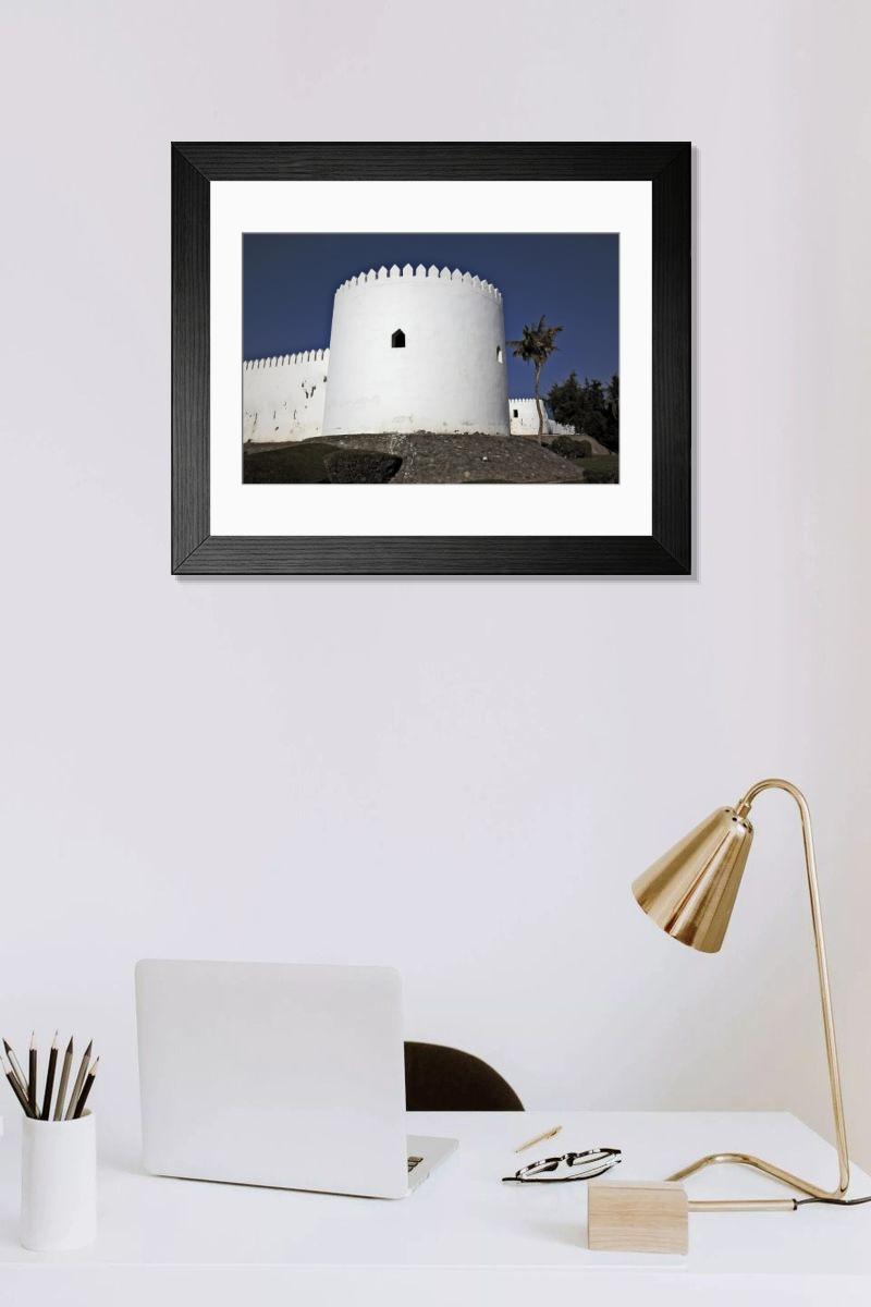 Shown hanging in a room: Modern 14"x12" (36x31cm)