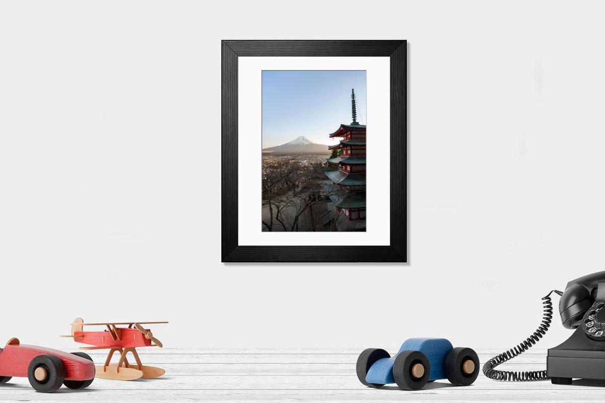 Shown hanging in a room: Modern 14"x12" (36x31cm)