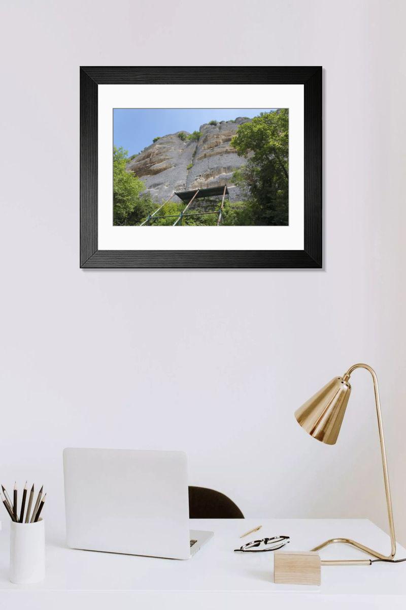 Shown hanging in a room: Modern 14"x12" (36x31cm)
