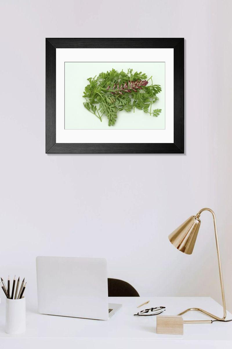 Shown hanging in a room: Modern 14"x12" (36x31cm)