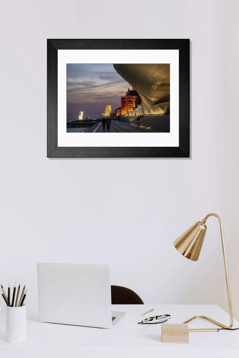 Shown hanging in a room: Modern 14"x12" (36x31cm)