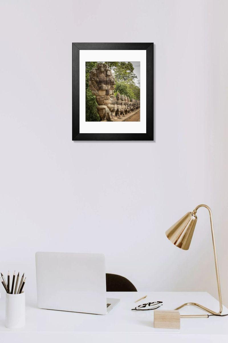 Shown hanging in a room: Modern 14"x12" (36x31cm)
