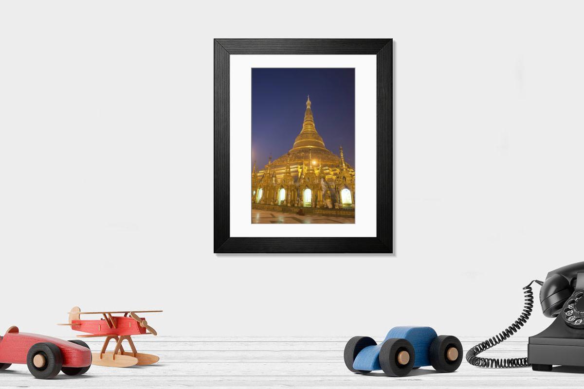 Shown hanging in a room: Modern 14"x12" (36x31cm)