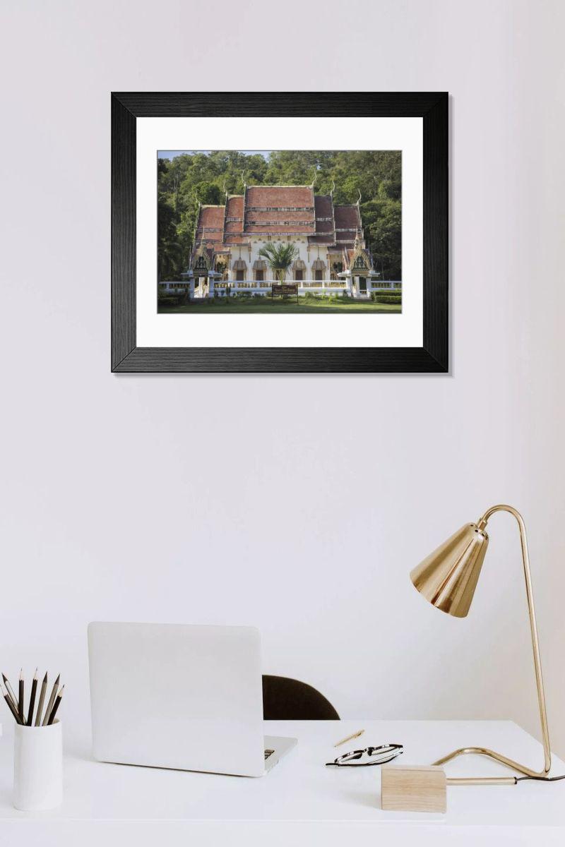 Shown hanging in a room: Modern 14"x12" (36x31cm)