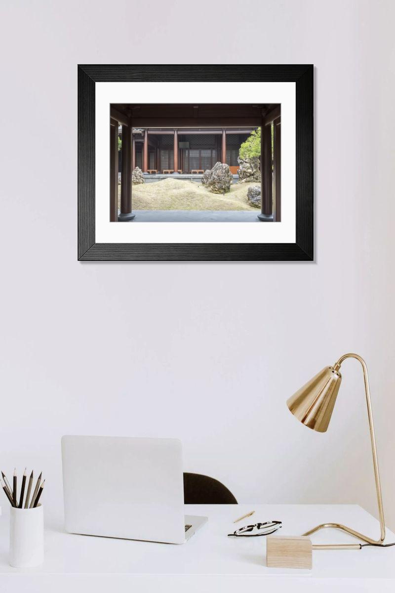 Shown hanging in a room: Modern 14"x12" (36x31cm)