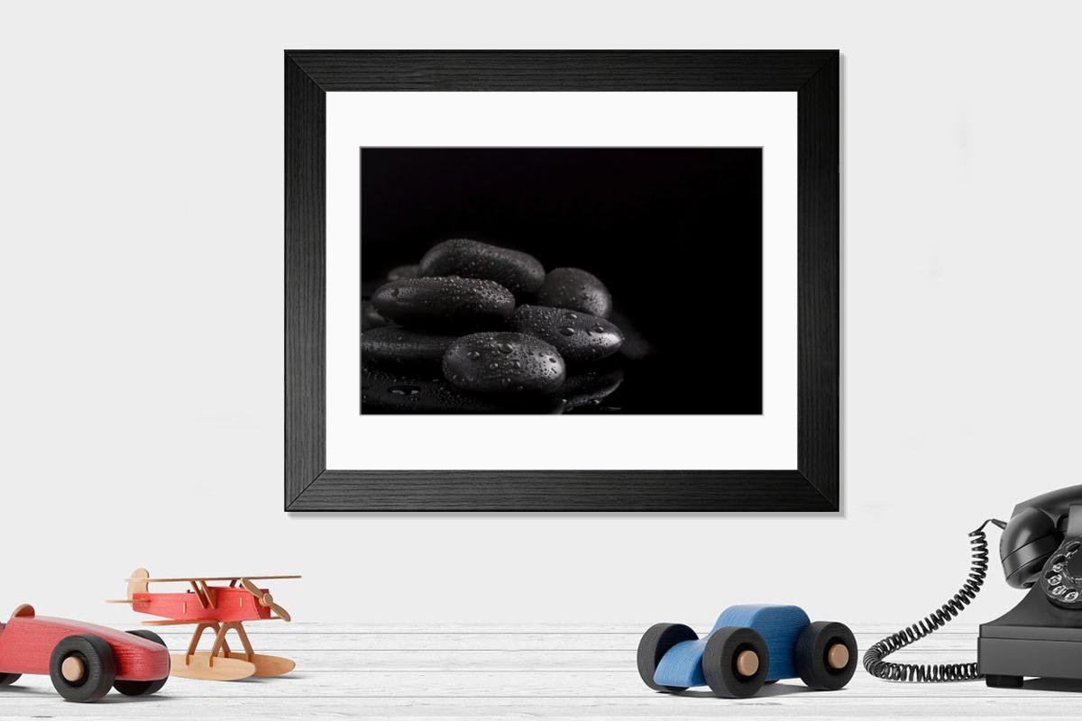 Shown hanging in a room: Modern 14"x12" (36x31cm)