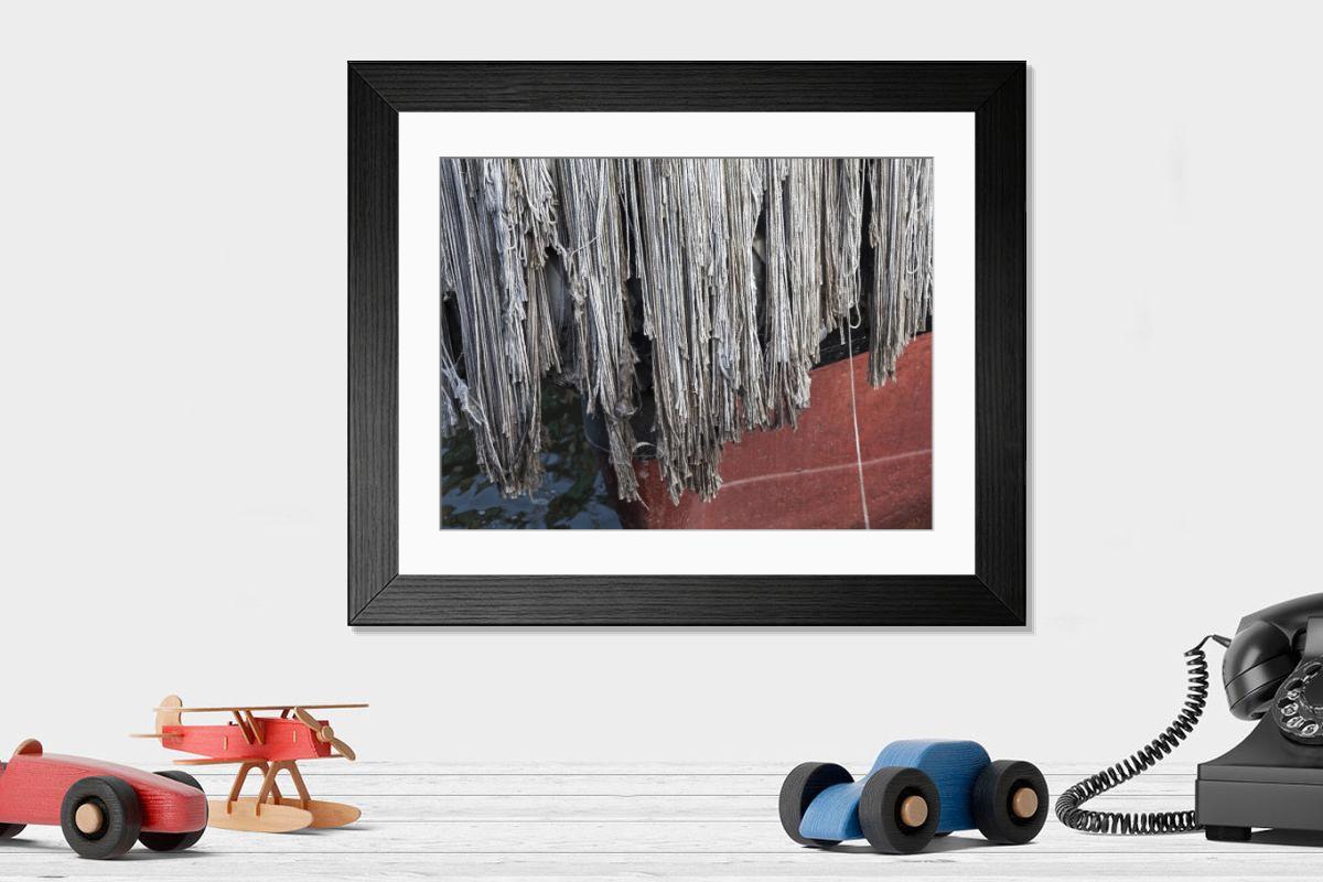 Shown hanging in a room: Modern 14"x12" (36x31cm)