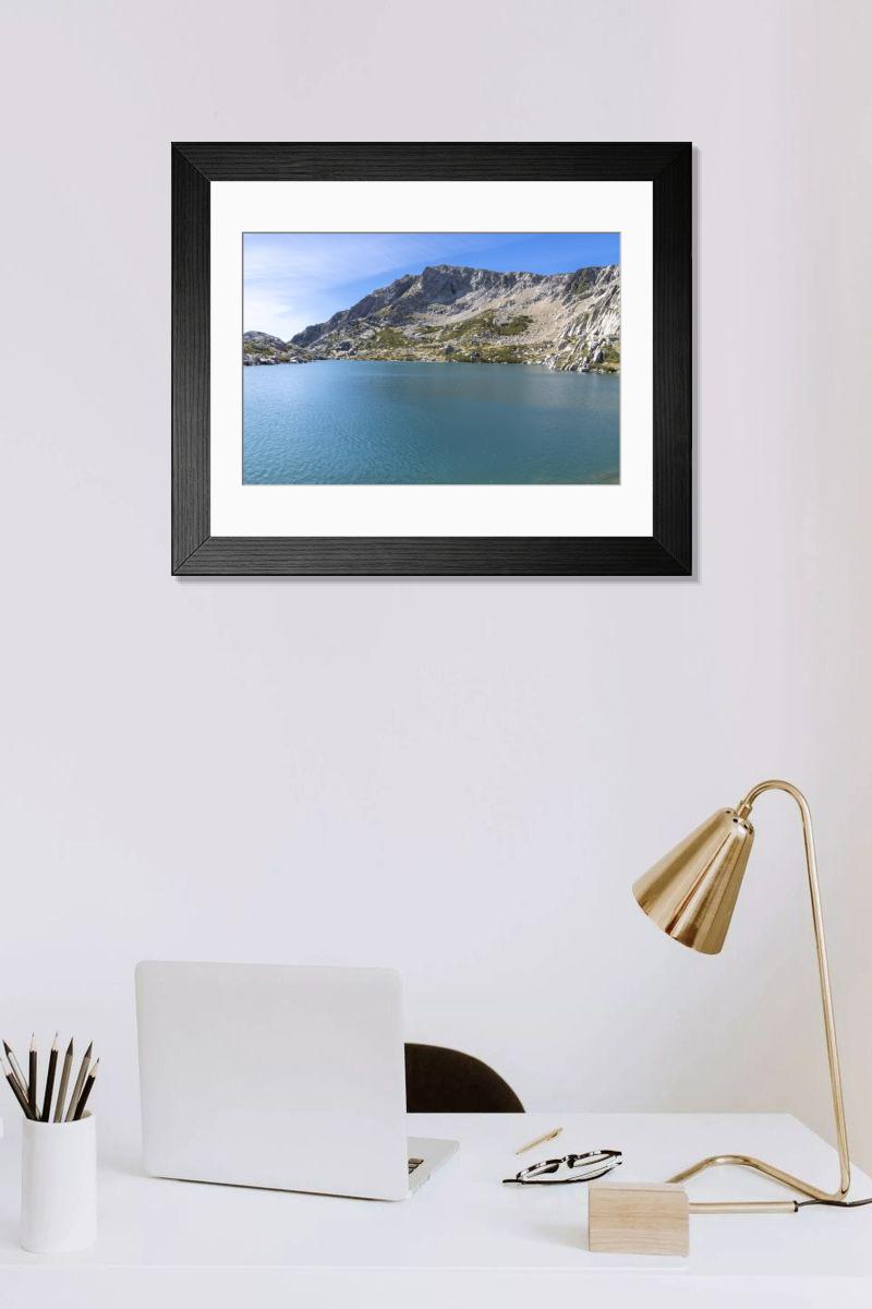 Shown hanging in a room: Modern 14"x12" (36x31cm)