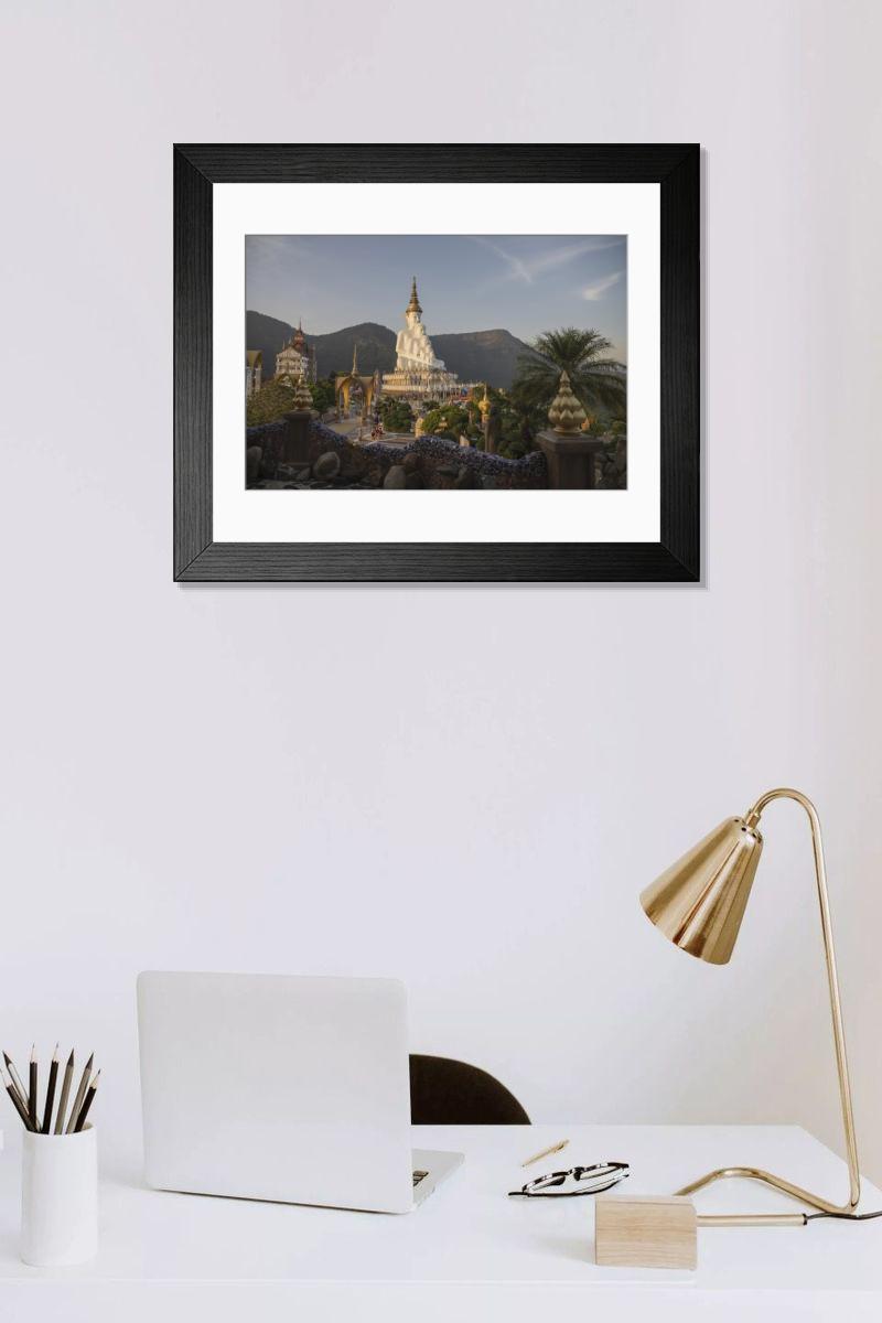 Shown hanging in a room: Modern 14"x12" (36x31cm)