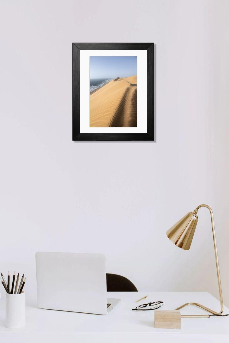 Shown hanging in a room: Modern 14"x12" (36x31cm)
