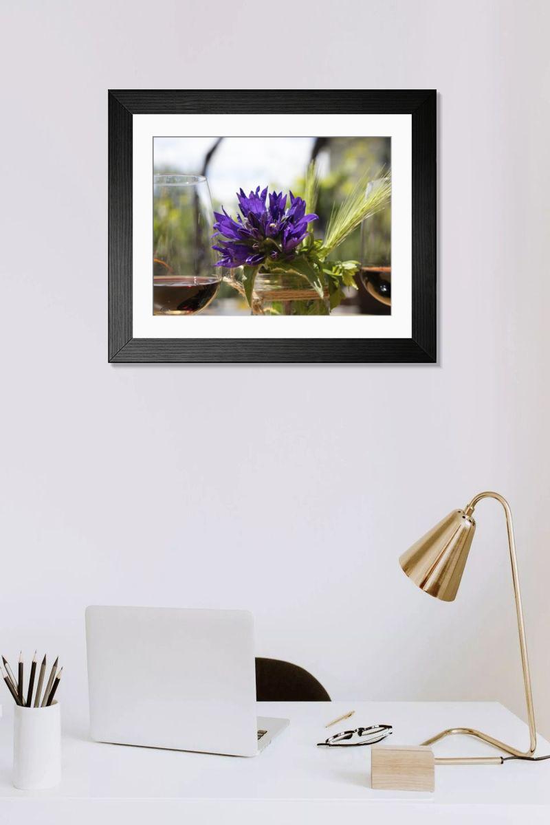 Shown hanging in a room: Modern 14"x12" (36x31cm)