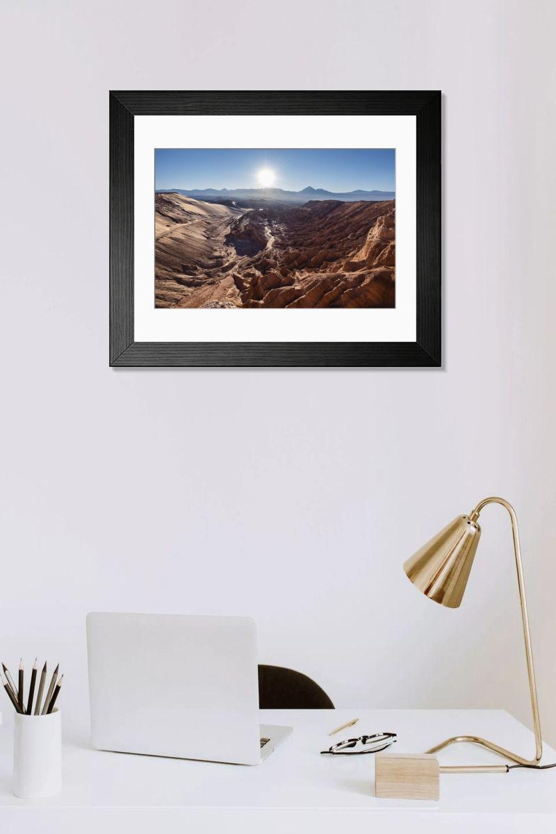 Shown hanging in a room: Modern 14"x12" (36x31cm)