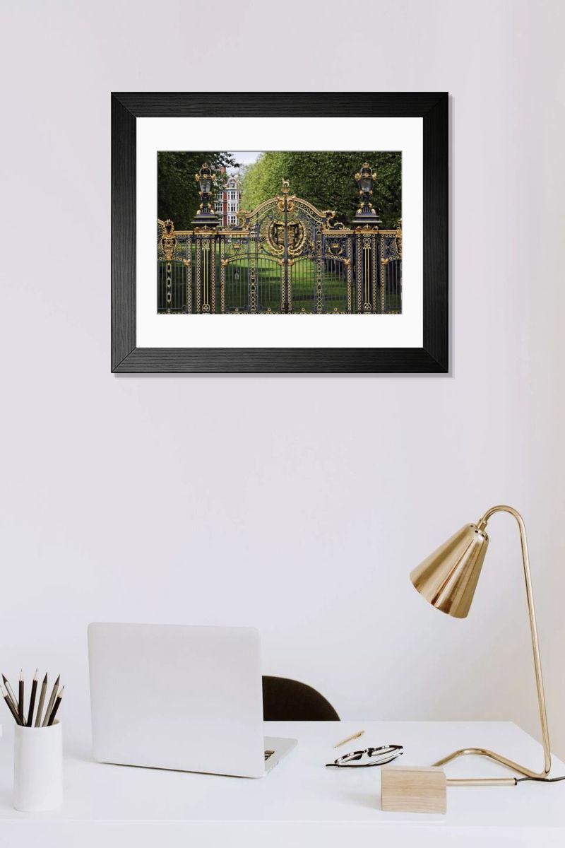 Shown hanging in a room: Modern 14"x12" (36x31cm)