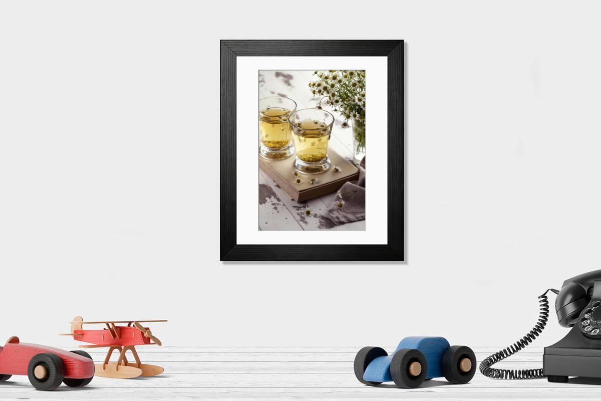 Shown hanging in a room: Modern 14"x12" (36x31cm)