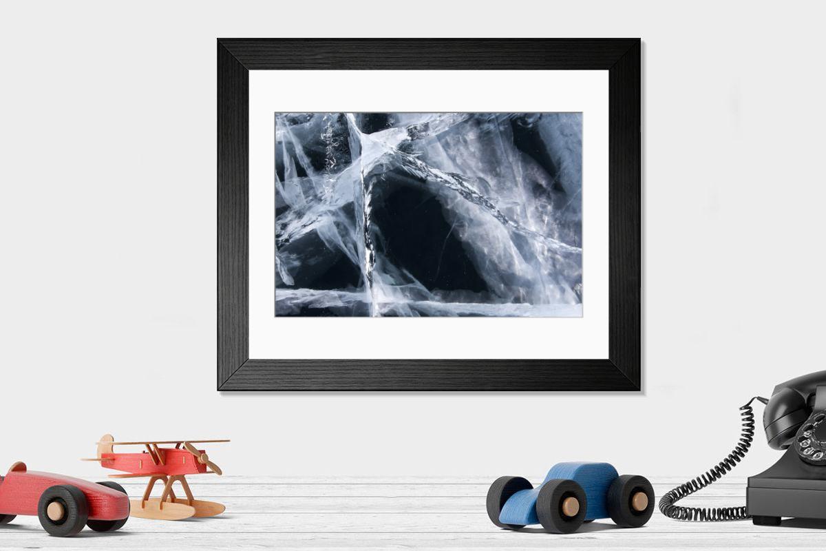 Shown hanging in a room: Modern 14"x12" (36x31cm)