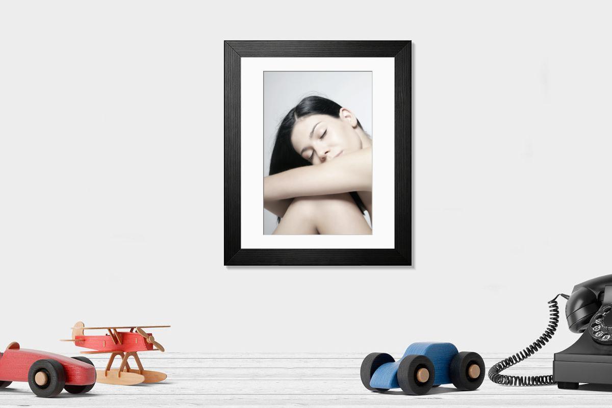 Shown hanging in a room: Modern 14"x12" (36x31cm)