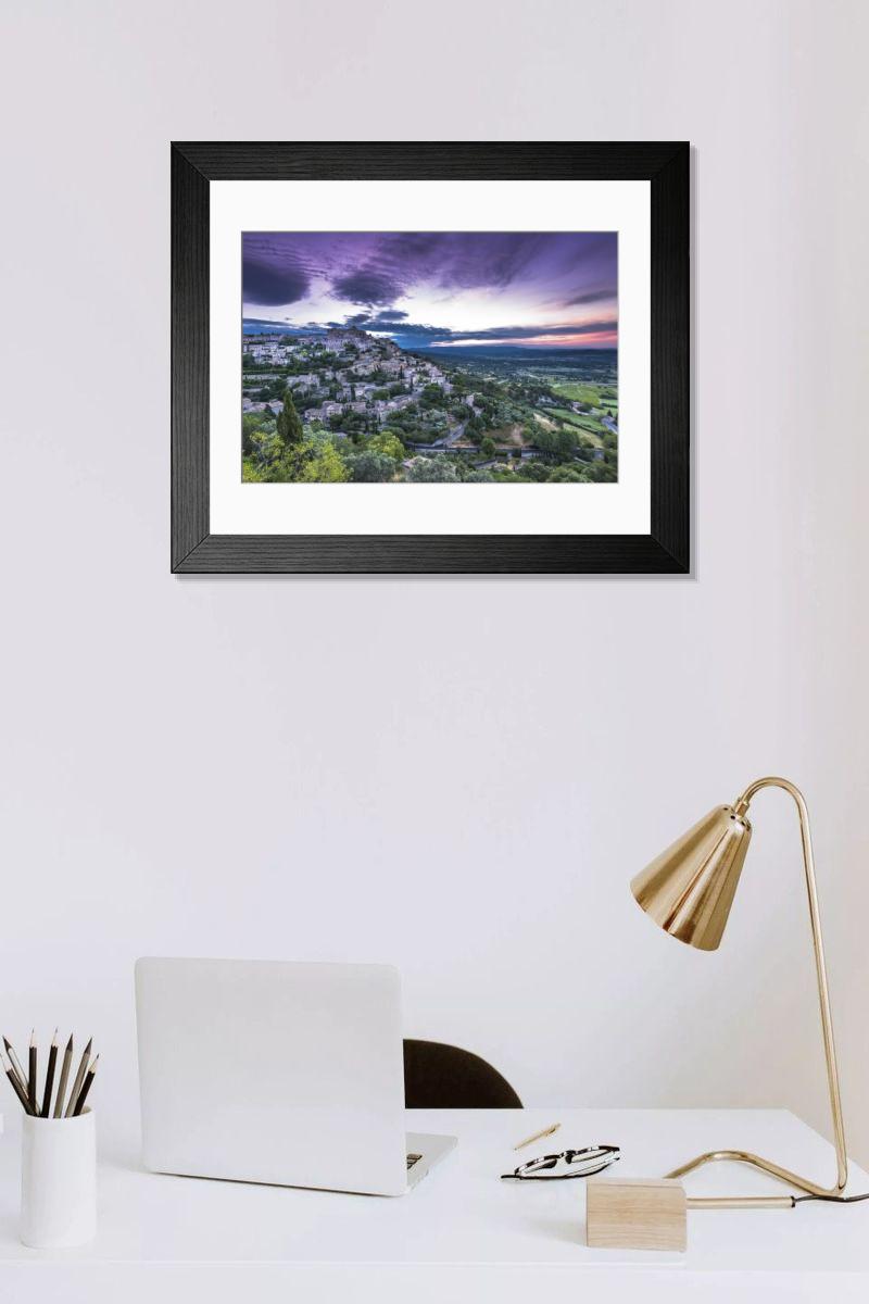 Shown hanging in a room: Modern 14"x12" (36x31cm)