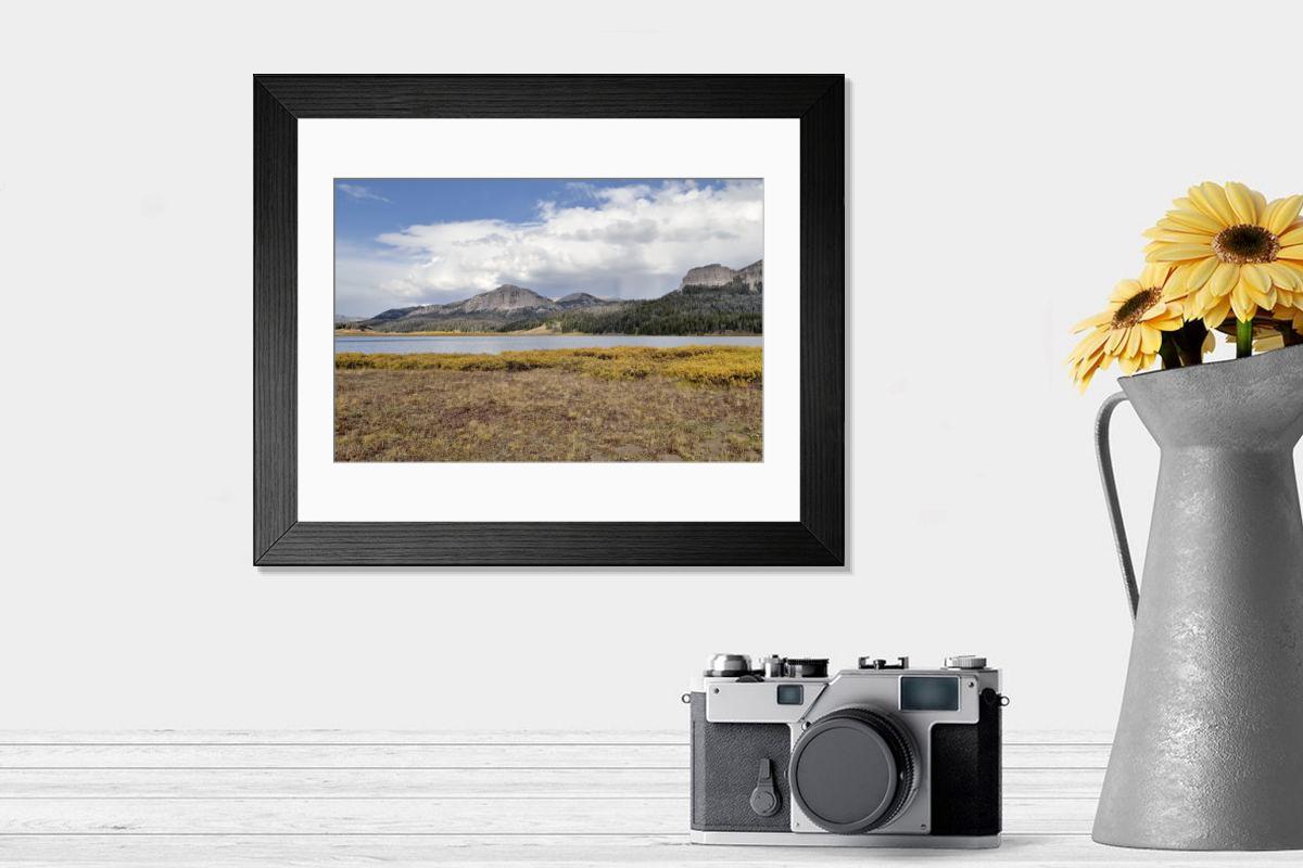 Shown hanging in a room: Modern 14"x12" (36x31cm)