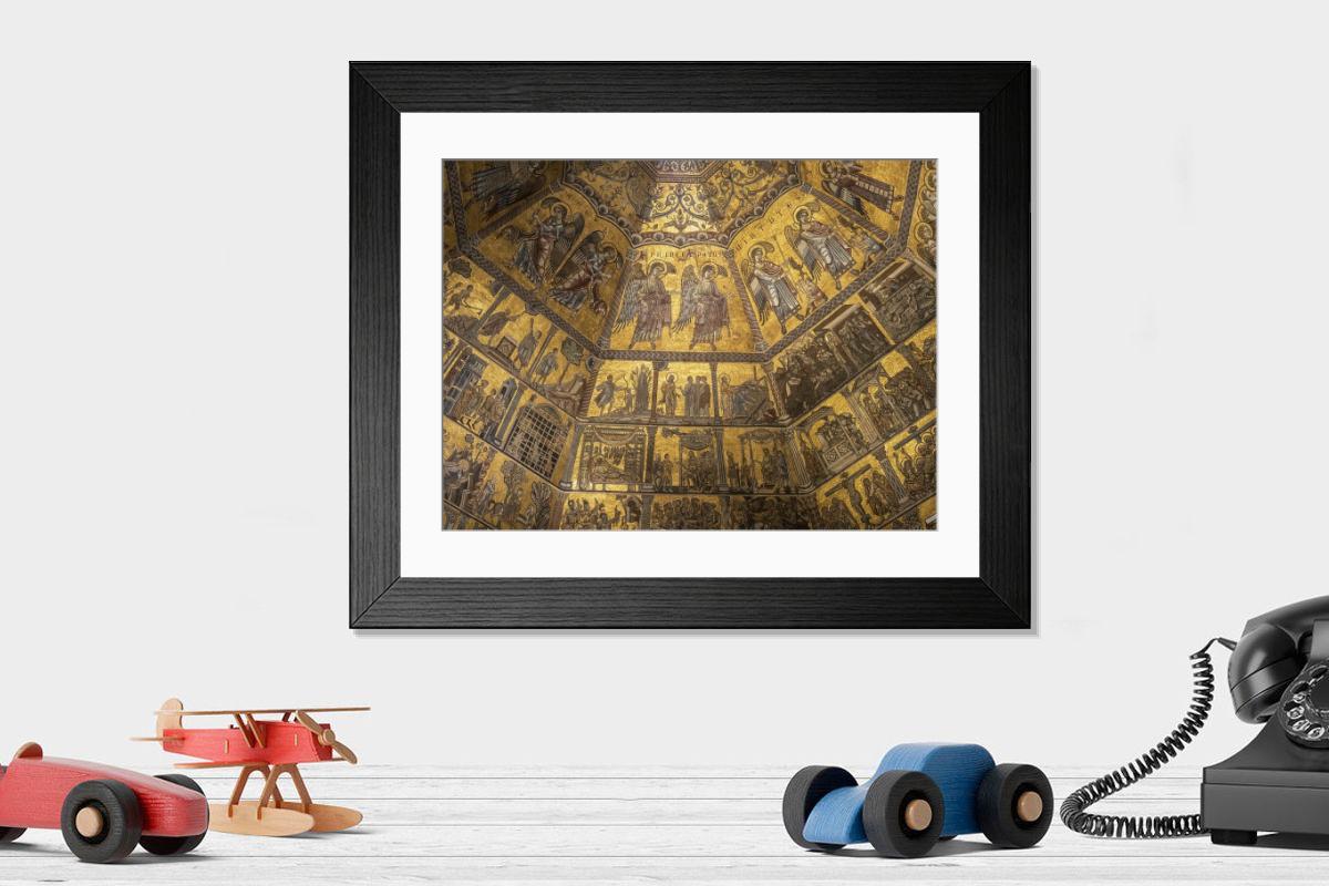 Shown hanging in a room: Modern 14"x12" (36x31cm)