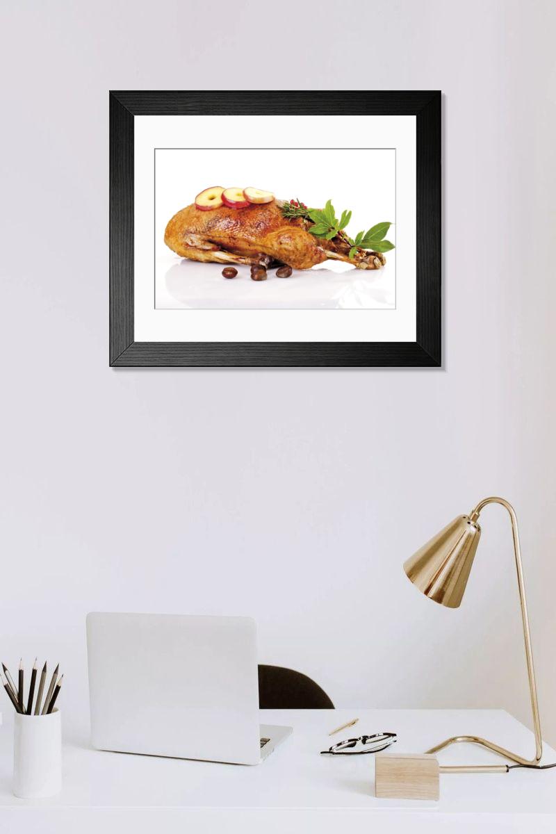 Shown hanging in a room: Modern 14"x12" (36x31cm)