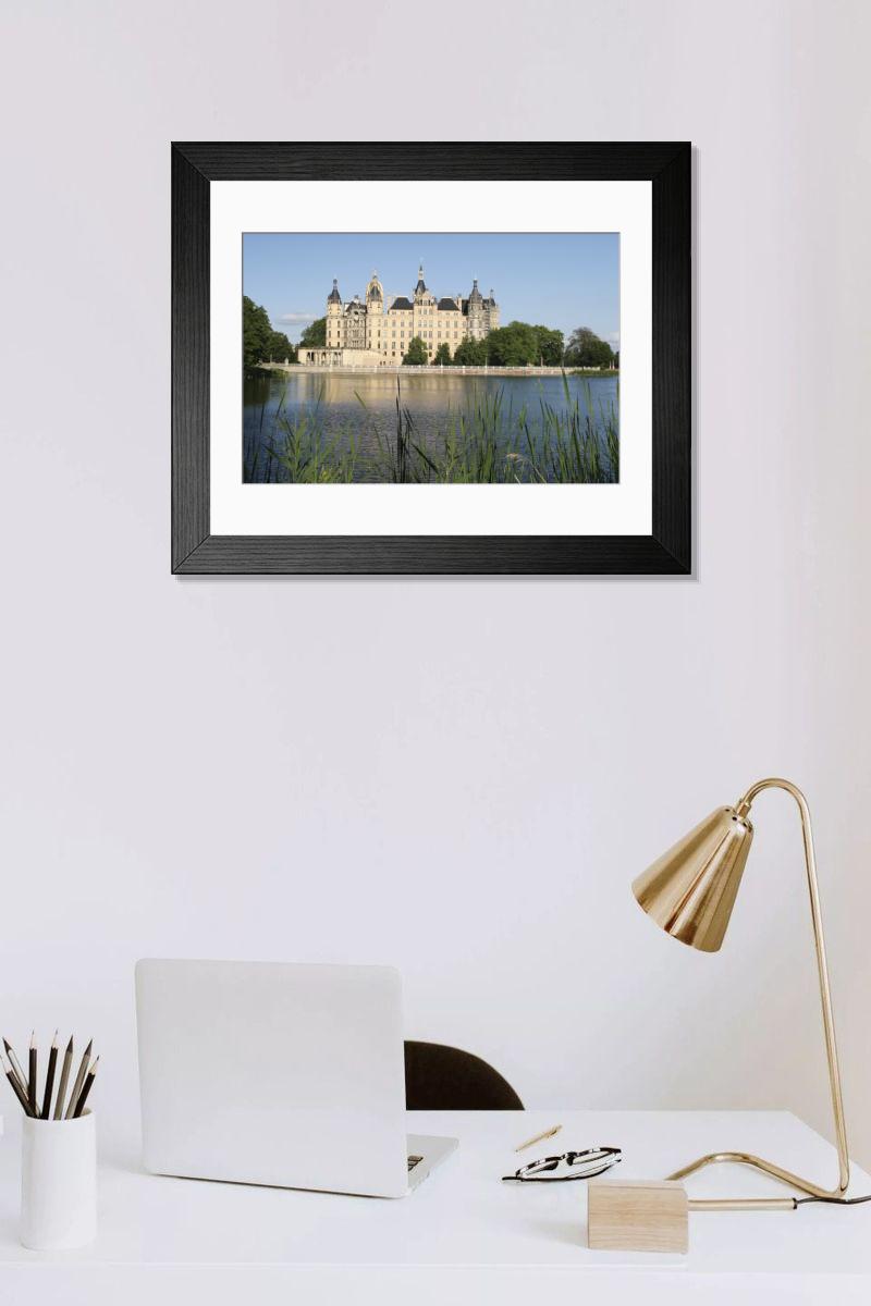 Shown hanging in a room: Modern 14"x12" (36x31cm)