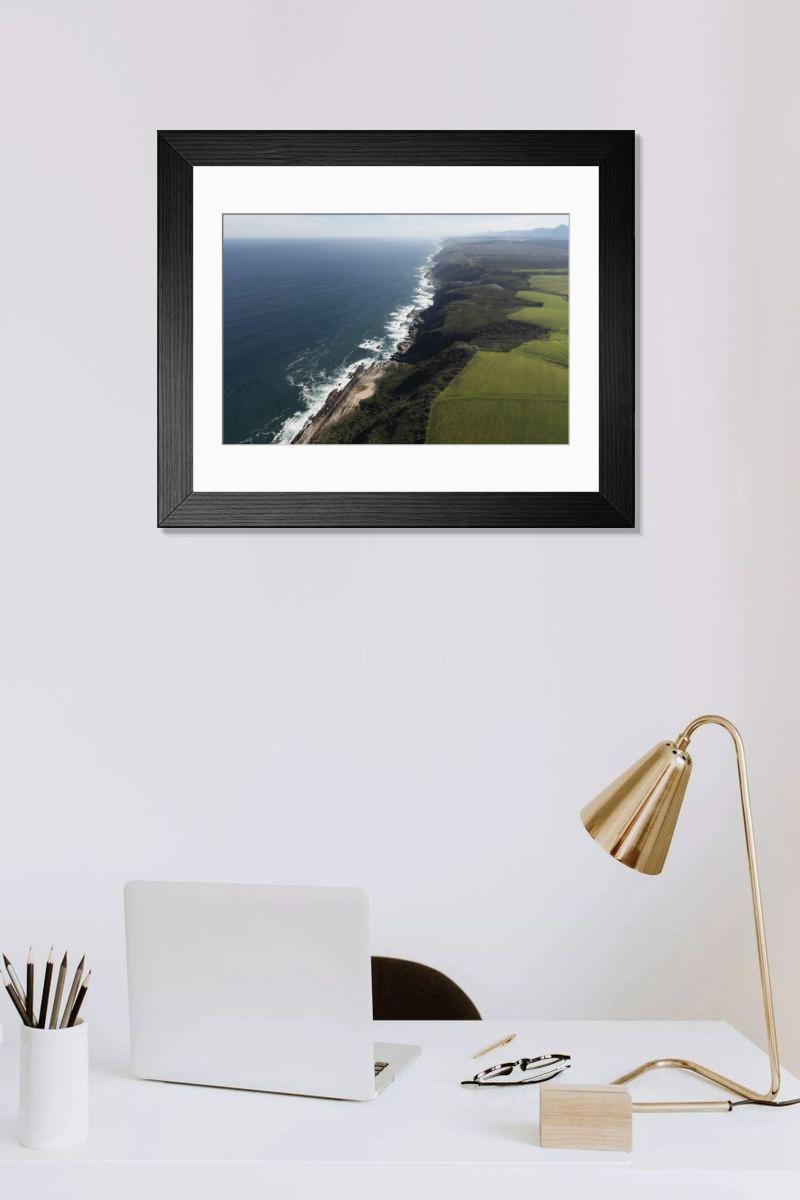 Shown hanging in a room: Modern 14"x12" (36x31cm)