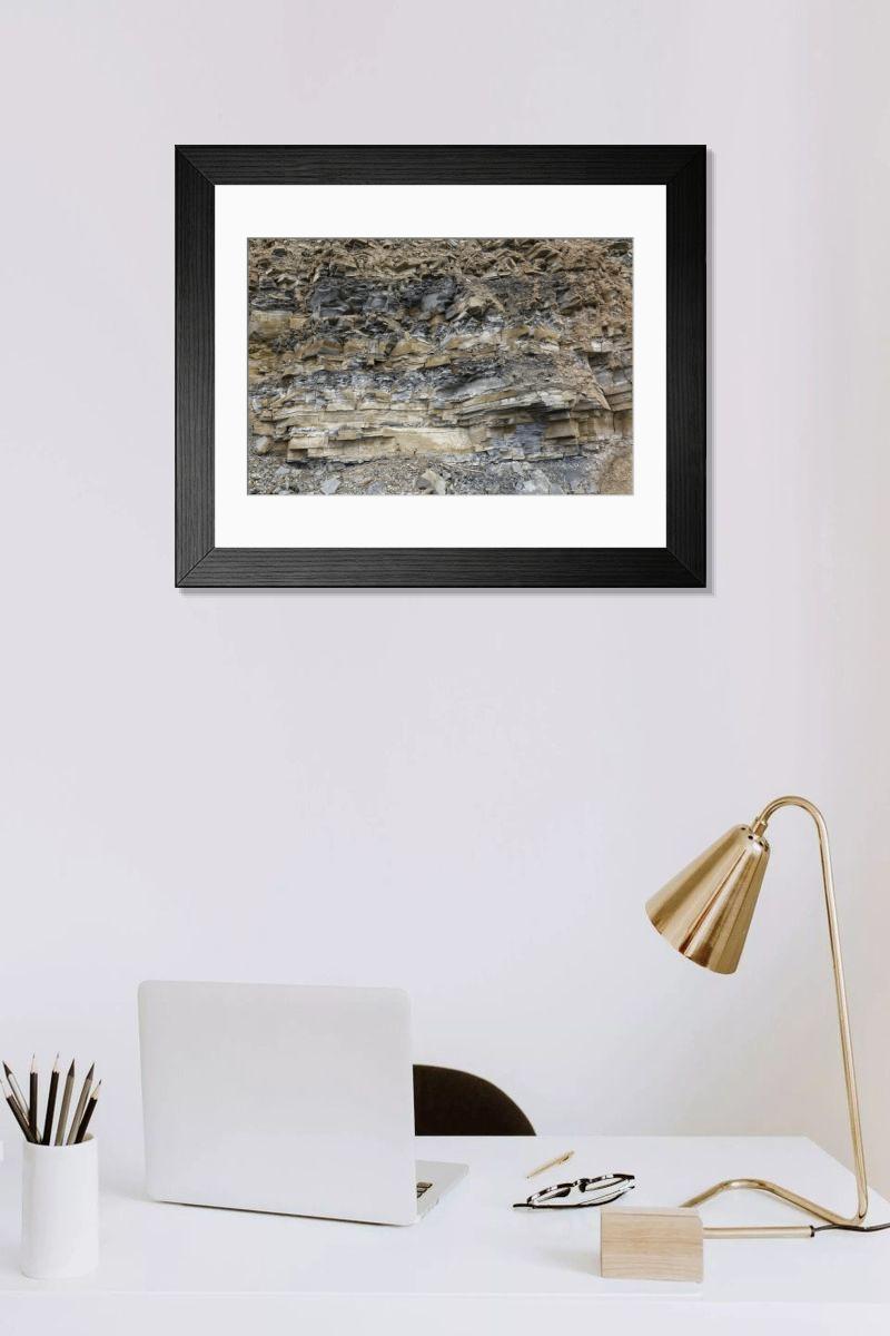 Shown hanging in a room: Modern 14"x12" (36x31cm)