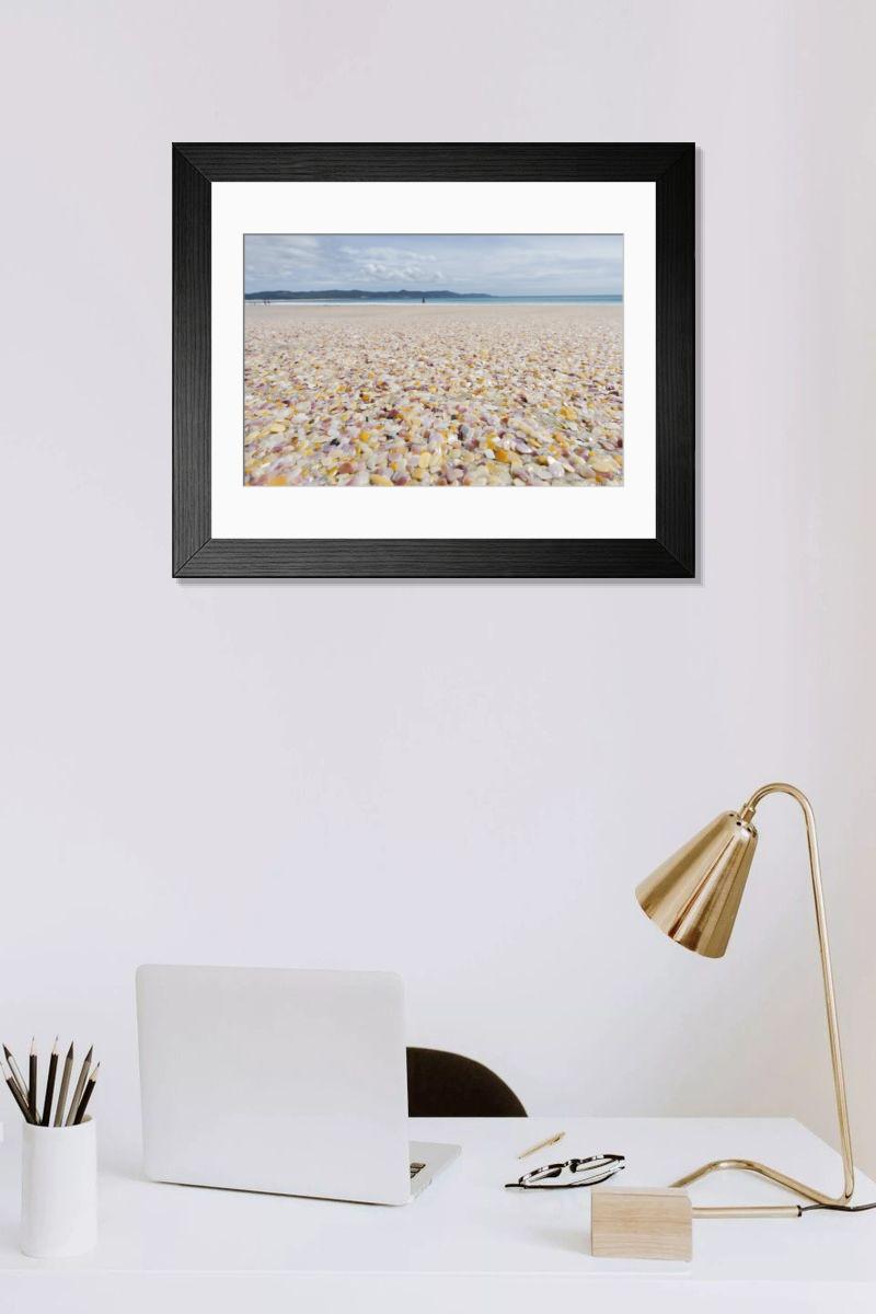 Shown hanging in a room: Modern 14"x12" (36x31cm)