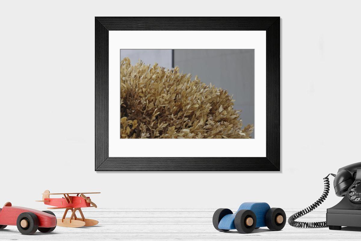 Shown hanging in a room: Modern 14"x12" (36x31cm)