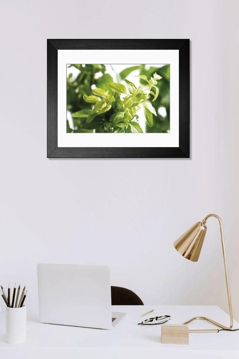 Shown hanging in a room: Modern 14"x12" (36x31cm)