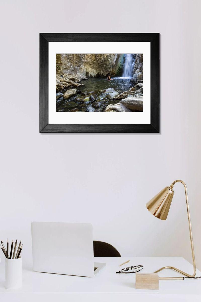 Shown hanging in a room: Modern 14"x12" (36x31cm)