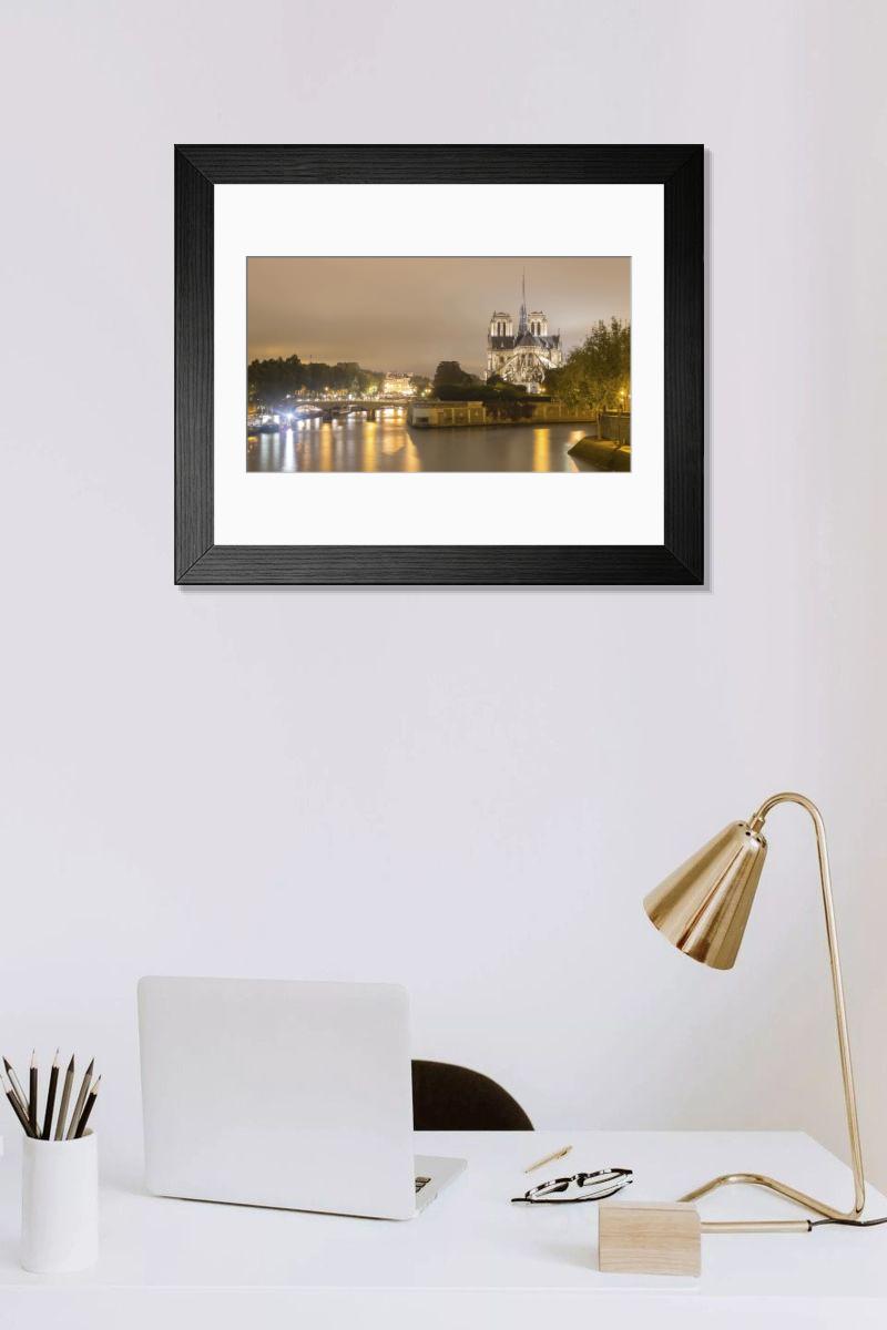Shown hanging in a room: Modern 14"x12" (36x31cm)