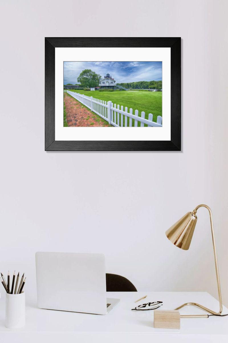 Shown hanging in a room: Modern 14"x12" (36x31cm)