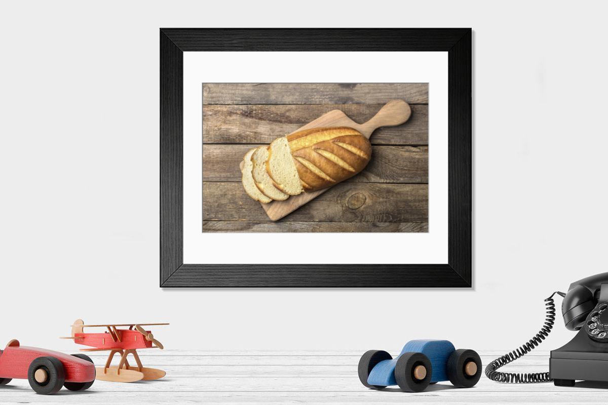 Shown hanging in a room: Modern 14"x12" (36x31cm)