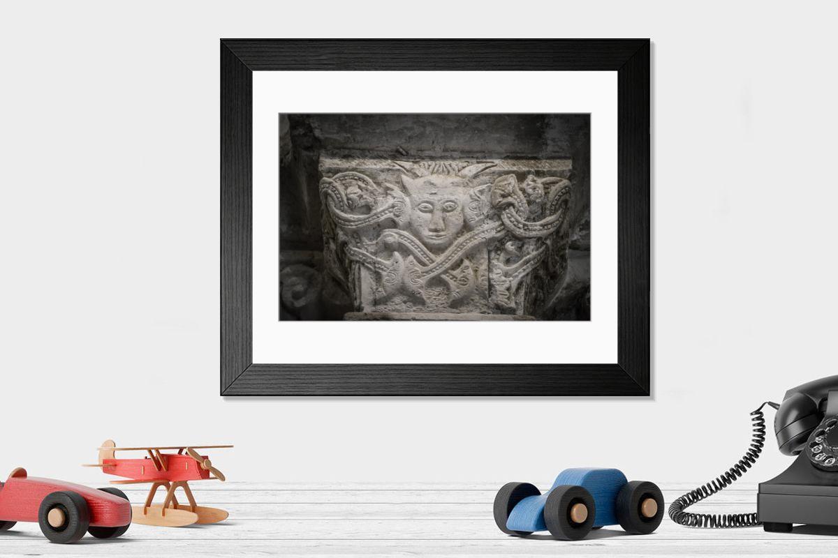 Shown hanging in a room: Modern 14"x12" (36x31cm)