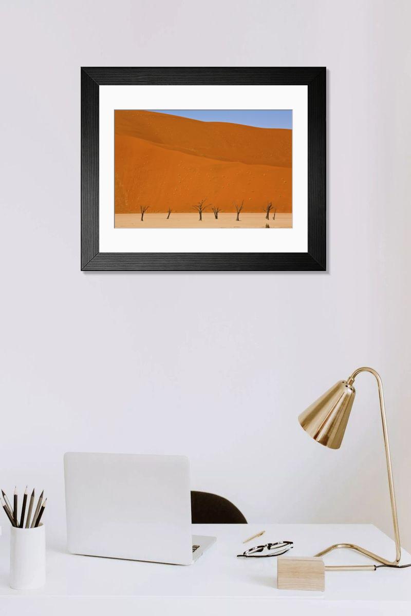 Shown hanging in a room: Modern 14"x12" (36x31cm)