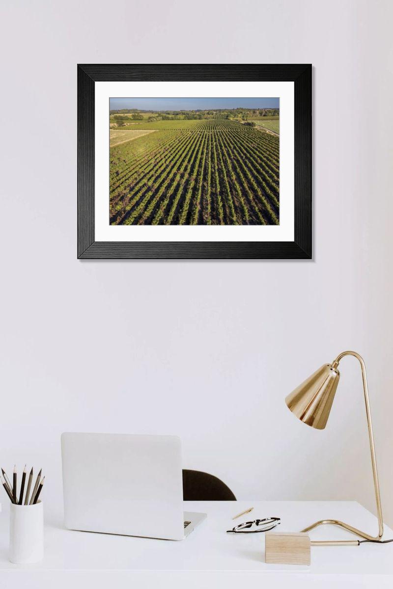 Shown hanging in a room: Modern 14"x12" (36x31cm)