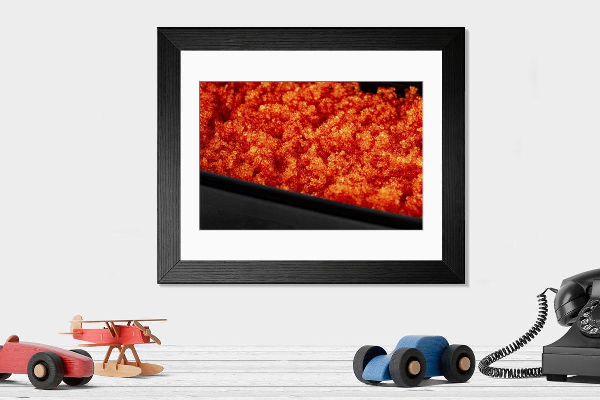 Shown hanging in a room: Modern 14"x12" (36x31cm)