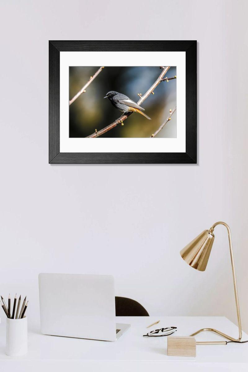 Shown hanging in a room: Modern 14"x12" (36x31cm)