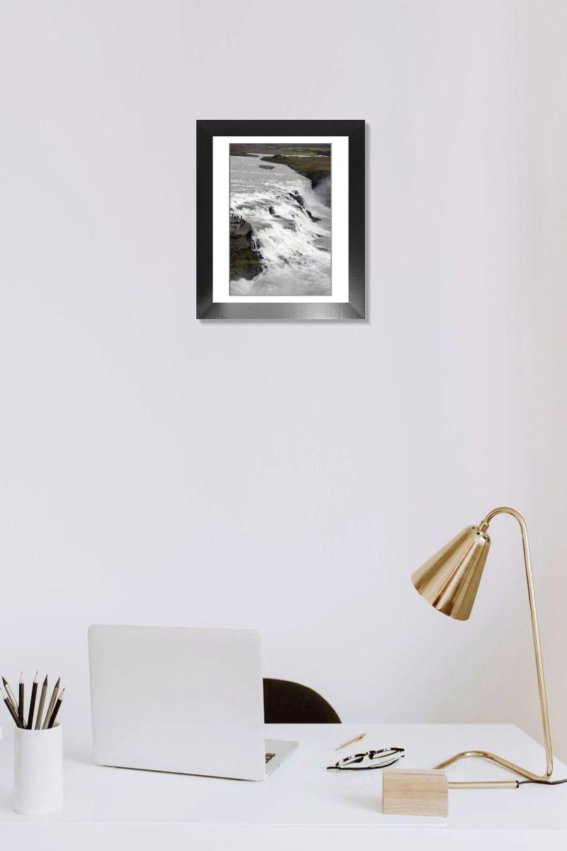 Shown hanging in a room: Modern 12"x10"