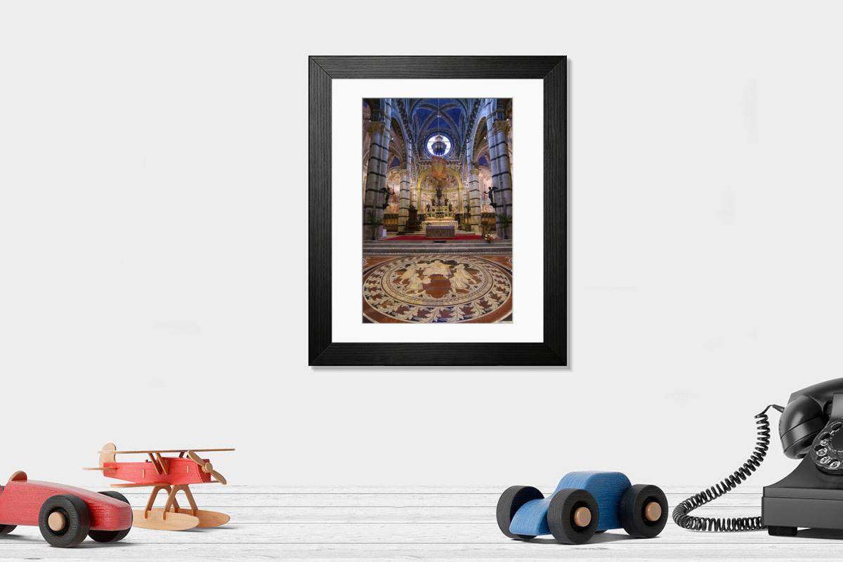 Shown hanging in a room: Modern 14"x12" (36x31cm)