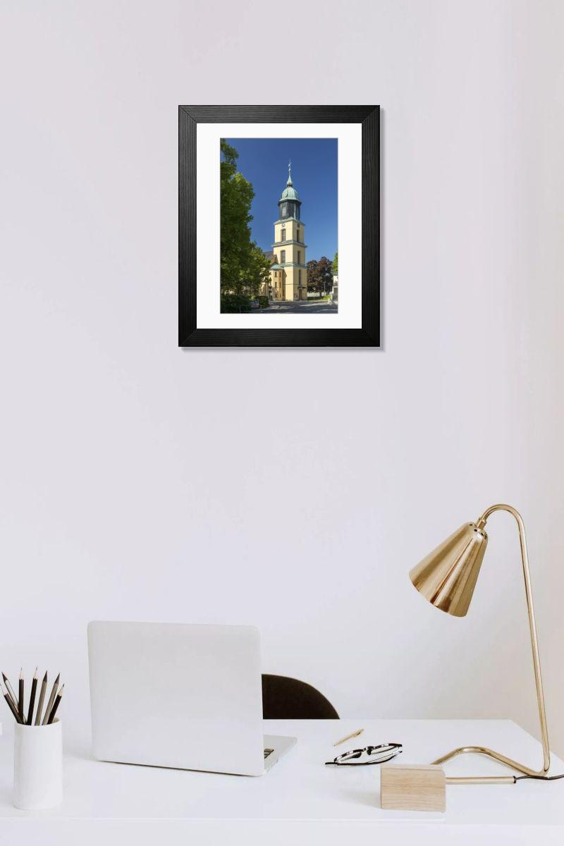Shown hanging in a room: Modern 14"x12" (36x31cm)