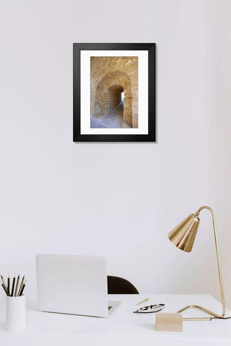 Shown hanging in a room: Modern 14"x12" (36x31cm)