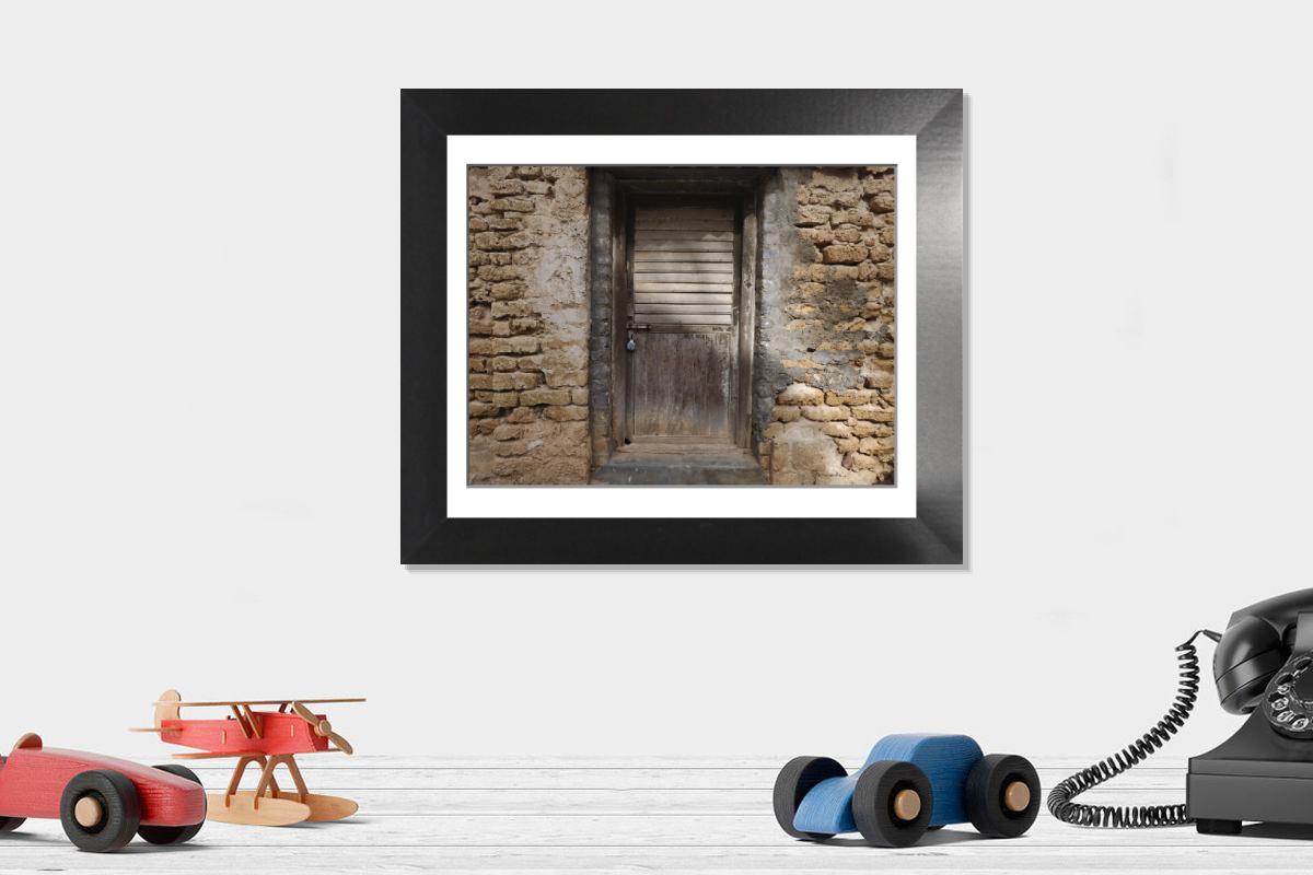 Shown hanging in a room: Modern 12"x10"